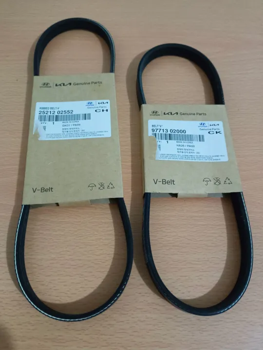 [Genuine]Alternator Belt 4pk778 & Aircon Belt 4pk675 for Hyundai Eon