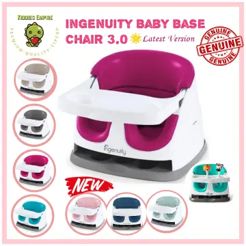 Ingenuity Peacock Blue Baby Base 2-in-1 Booster Feeding Seat