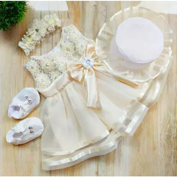 Newborn Photography Props: Lace Pearl Princess Dress For Baby Girl 0 1 Month  3 Month Christening Dress T221014 From Qiuti15, $14.13 | DHgate.Com