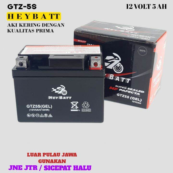 AKI MOTOR SKY WAVE GTZ5S HEY BATT | Lazada Indonesia