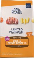 อาหารสุนัข Natural Balance สูตร Limited Ingredient Duck &amp; Potato สำหรับสุนัขพันธุ์เล็ก ขนาด 1.8 kg