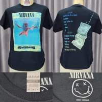 เสื้อวง Nirvana ลิขสิทธิ์แท้100% งานปั้มคอ GILDAN สินค้านำเข้าจากUK by pop comics