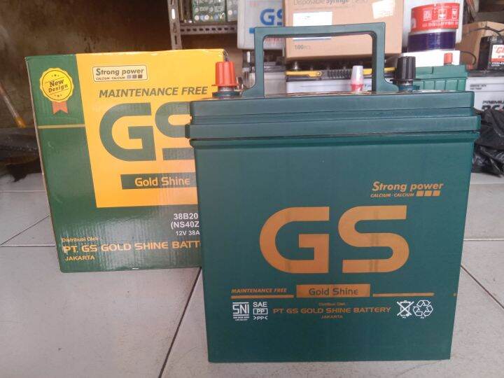 Aki mobil Carry Futura. Gs Gold Shine NS40Z 12V 38Ah | Lazada Indonesia