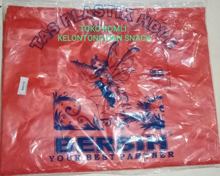 Kantong Plastik Kresek Besar Jumbo Uk 50 X 75 Tebal Merah Lazada Indonesia 9314