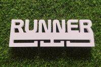 ที่แขวนเหรียญนักวิ่งแบบแขวน สีขาว Runner Medal Holder ที่แขวนเอนกประสงค์ แถมกาว 2 หน้า ไม่ต้องเจาะผนัง