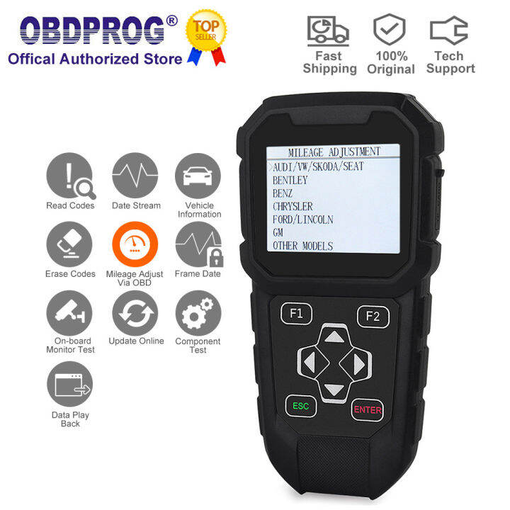 OBDPROG MT401 Cluster Calibration OBD2 Tool Professional Scanner OBD 2 Instrument Correction