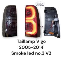 ไฟท้าย vigo led  ปี2005-2014 ไฟท้ายแต่ง Vigo Taillamp Hilux Vigo smoke led no.3