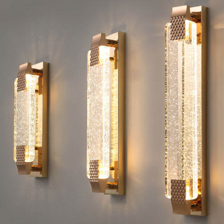 K9 Crystal Wall Lamp Light Luxury Modern Wall Light Indoo Lighting Gold