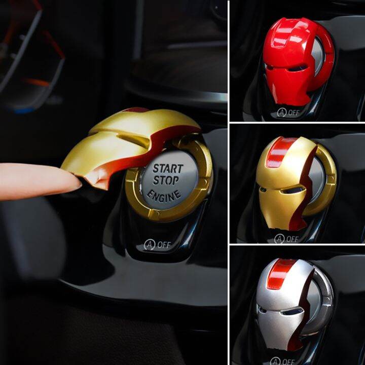 Marvel Iron Man Car Accessories Interior Engine Ignition Start Stop