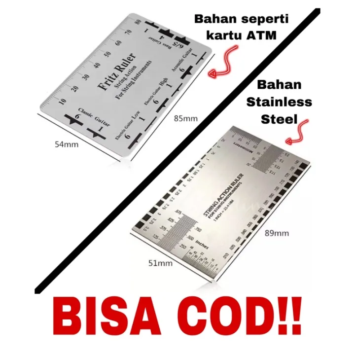 Ready Stock Fritz Ruler String Action Ruler Lazada Indonesia