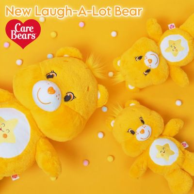❤️‍🔥 พร้อมส่ง ❤️‍🔥✨สินค้าแท้💯ลิขสิทไทย🇹🇭 ตุ๊กตาหมีแคร์แบร์ 25-45 cm. ⭐️ ดาวหัวเราะ 🤣 สีส้มเหลือง