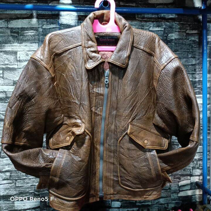 jaket kulit asli bekas