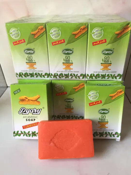 Pyary Turmeric Soap 100 Original 90years New Packaging Lazada Ph