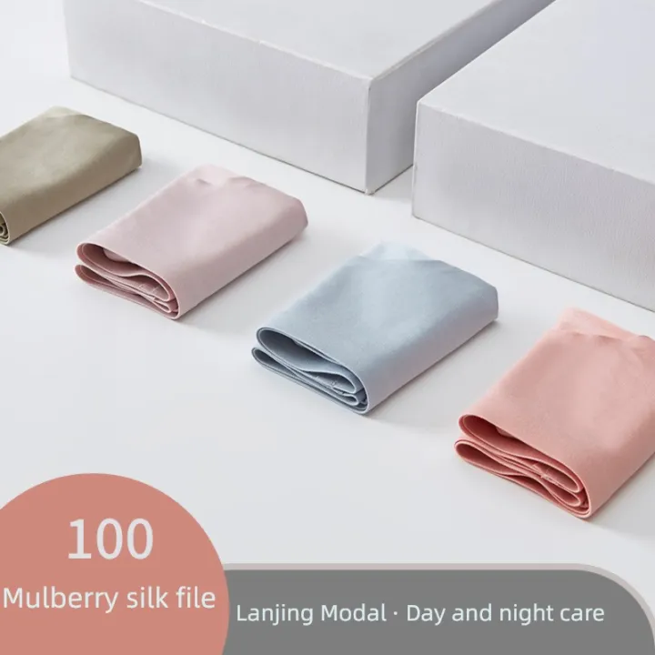 Modal Mulberry Silk Antibacterial Crotch Women 3 Pairs/pack Lazada