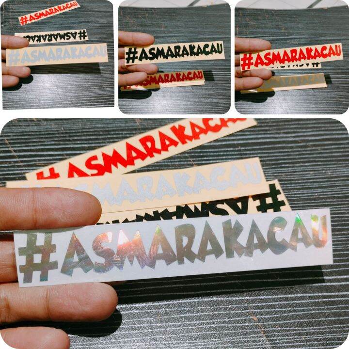 stiker cutting asmara kacau | Lazada Indonesia