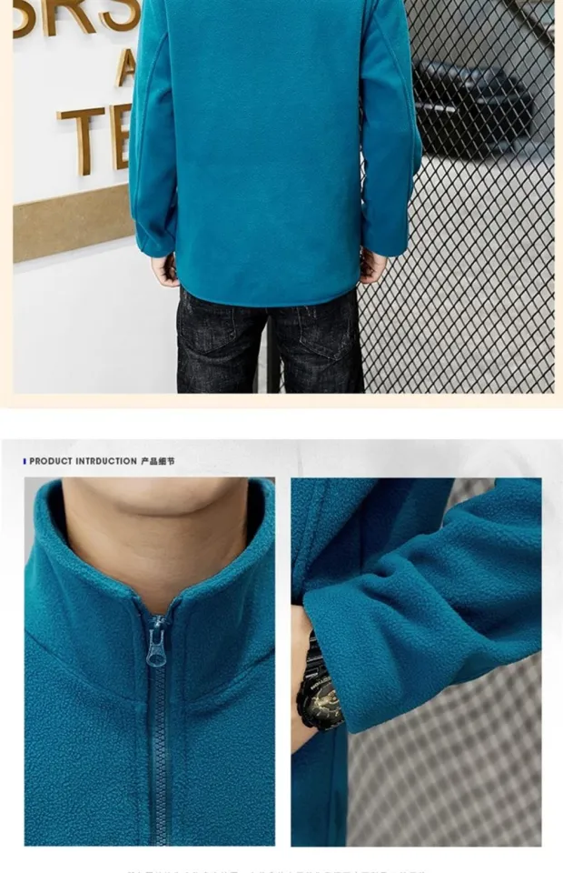 Sweater Men's Autumn and Winter New Fleece Jacket Men's Polar