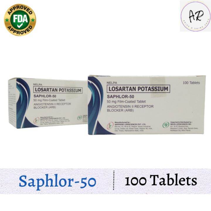 Losarta N K Saphlor 50 Mg 100 Mg 100 Tablets Per Box Lazada Ph