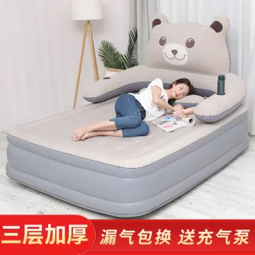 Double decker air outlet mattress