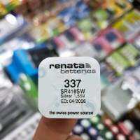 ถ่านกระดุม Renata 337, SR416SW  1.55V จำนวน 1ก้อน ของใหม่ ของแท้