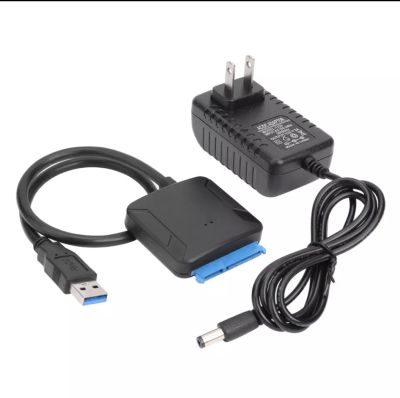 (ใหม่)USB 3.0 To SATA 3สาย SATA To USB Adapter แปลงสายสนับสนุน2.5/3.5นิ้วฮาร์ดดิสก์ภายนอก SSD hard Disk Drive