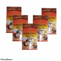 ( 5 ก้อน )Ginseng Herbal Soap สบู่โสมคุณหญิง แพ้คเกจใหม่ มริกาทอง 100 g.