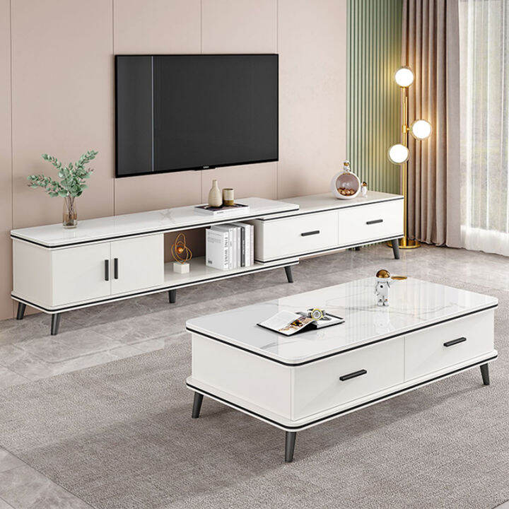 Italian Style Modern Simple Coffee Table TV Unit Accessible