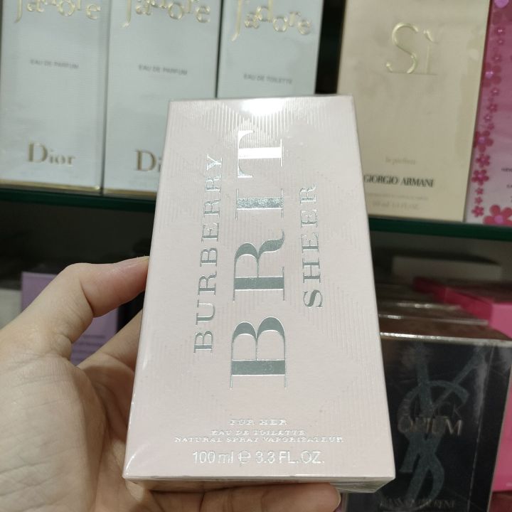 Nước hoa nữ Burberry Brit sheer for her edt 100ml - Pháp 