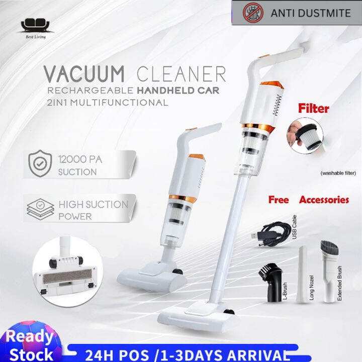 【Malaysia Spot Sale】Wireless Vacuum Cleaner Cordless Portable Car