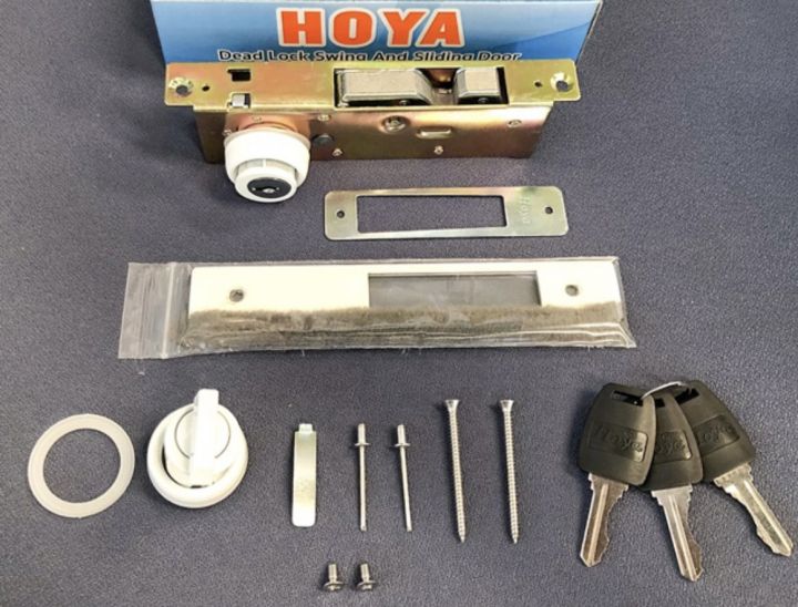กุญแจบานสวิง-hoya-กุญแจบานเลื่อนhoya-กุญแจประตูสวิง-กุญแจบานเลื่อน-กุญแจขอสับ