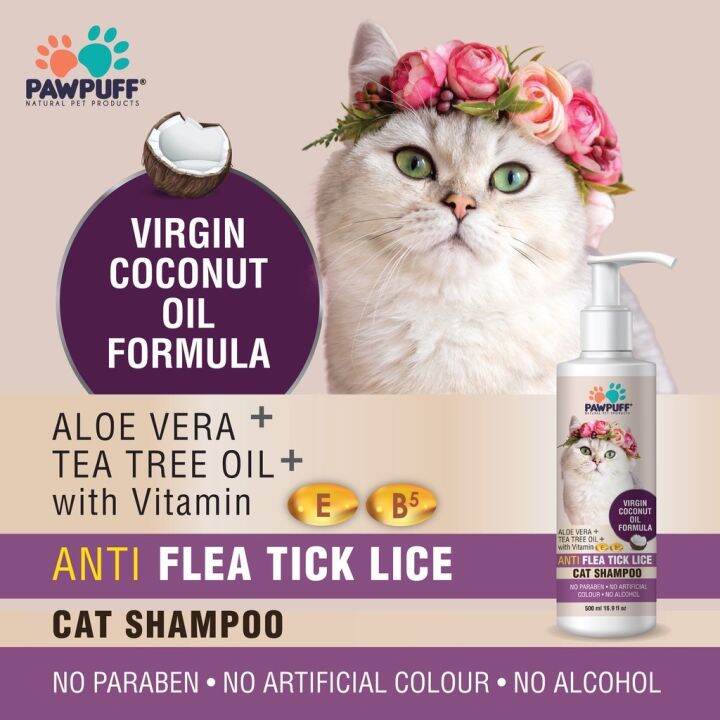 Cat Shampoo Virgin Coconut Oil Shampoo Kucing (500ML) | Lazada