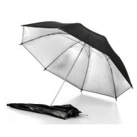 ร่มสะท้อนแสง 2 in 1 - 33"/80cm Black/Silver Photography Reflector Umbrella Studio