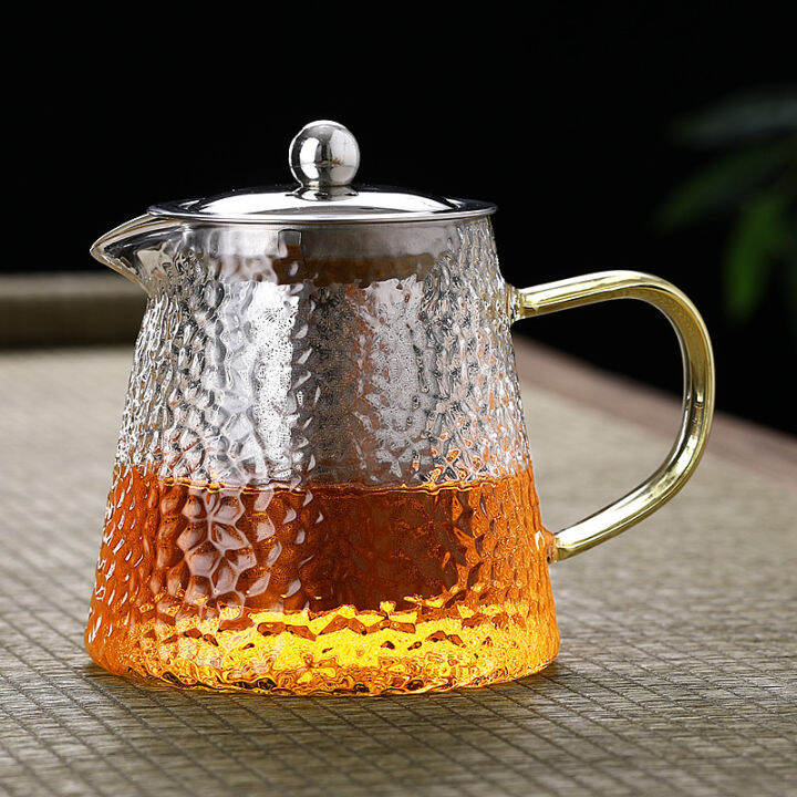 Japanese Style Teapot High Temperature Resistant Glass Teapot Filter Heat Resistant Tea Set