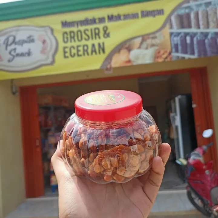 Cemilan Ampyang Kacang Gula Aren Merah Makanan Ringan Amyang Snack