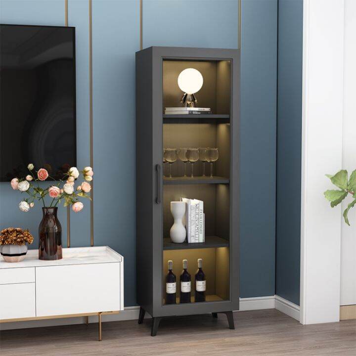 Vertical Small Wine Liquor Display Solid Wood Wall Wine