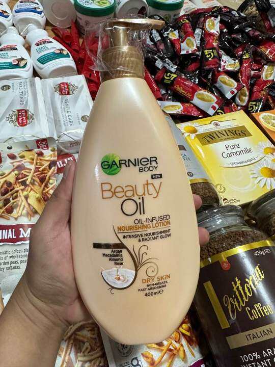 Garnier body beauty oil nourishing lotion 400ml Lazada PH