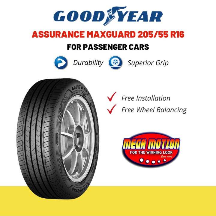 Goodyear 205/55 R16 91V Assurance Maxguard Tires | Lazada PH