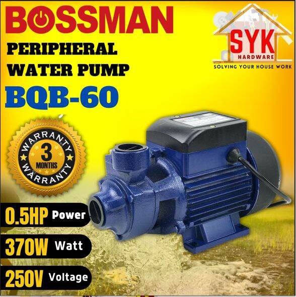 SYK Bossman BQB60 Peripheral Water Pump Motor Pump Pressure Water Pump