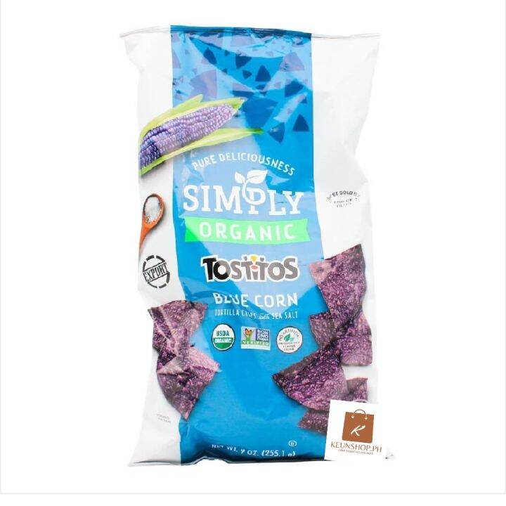 Simply Tostitos Organic Blue Corn Tortilla Chips 255g Lazada PH
