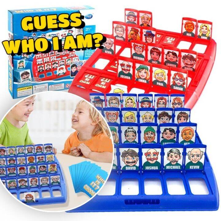 Guess Who Is It ? Family Guessing Game Who Is It Classic Board Game
