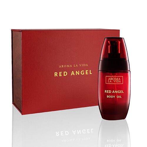 ALV RED ANGEL BODY OIL 50ML (free black icon 5ml) Lazada