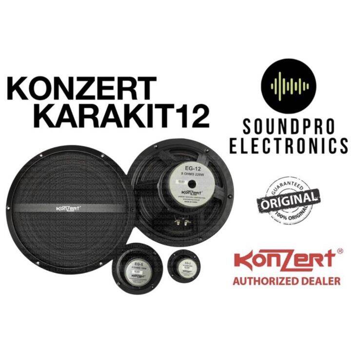 Konzert Karakit 12 Karaoke Speaker Kit | Lazada PH