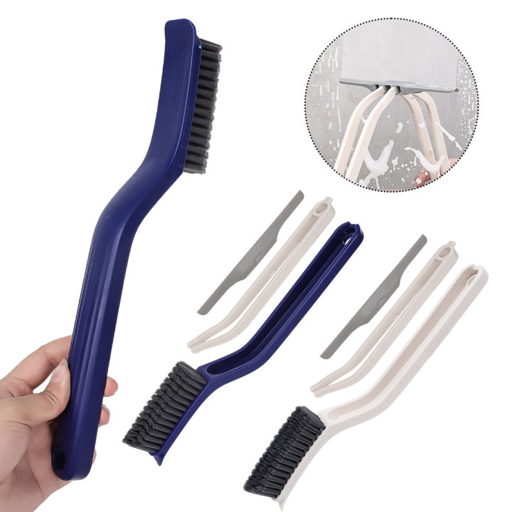 Kitchen Countertop Silicone Cleaning Brush With Scraper