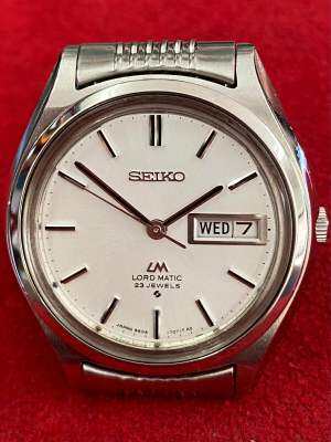 SEIKO LM LORD MATIC 23 Jewels Automatic ตัวเรือนสแตนเลส นาฬิกาผู้ชาย มือสองของแท้