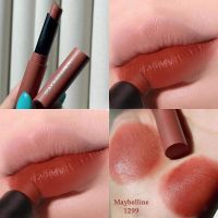 ลิป Maybelline Untimatte Slim Lipstick สี 1299 More Spice สวยมากกกกกก น้ำตาลแดง สีอิฐที่ถูกต้อง เนื้อชัด แมตต์แต่ไม่แห้ง ไม่ตกร่อง