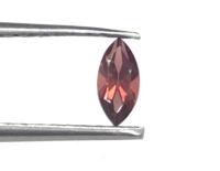 6x3 รูปทรง marquise 100% พลอยสีแดงโกเมนธรรมชาติหลวม ไม่ผ่านการเผา 6x3 marquise shape 100% natural red garnet loose gemstone