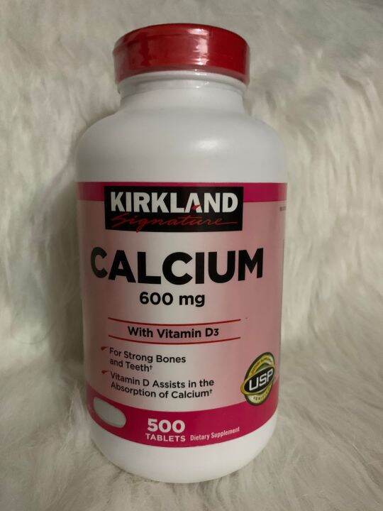 Kirkland Signature Calcium 600mg with Vitamin D3 Lazada PH