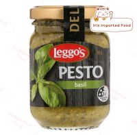 เลกโก ซอสเพสโต ซอสโหระพาราดพาสต้า Leggos Pesto Basil Sauce 190g.