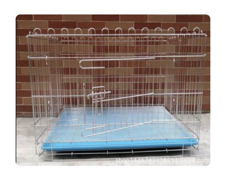 crib type dog cage stainless foldable Lazada PH