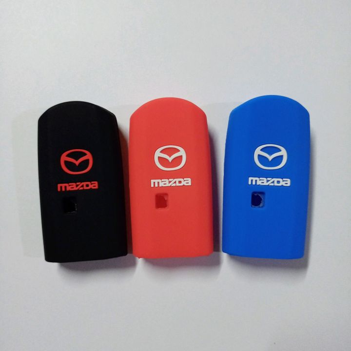 ซิลิโคนหุ้มกันรอยกุญแจรถยนต์-มาสด้า-2ปุ่ม-smart-key-mazda2-ซิลิโคนหุ้มกันรอย