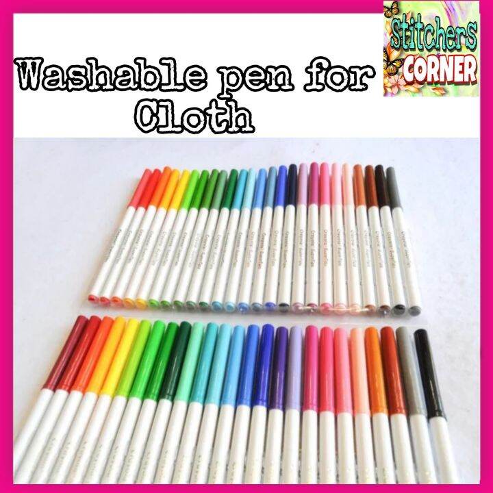 Washable pen marker for embroidery cloth SOLD PER PIECE ASSORTED COLOR